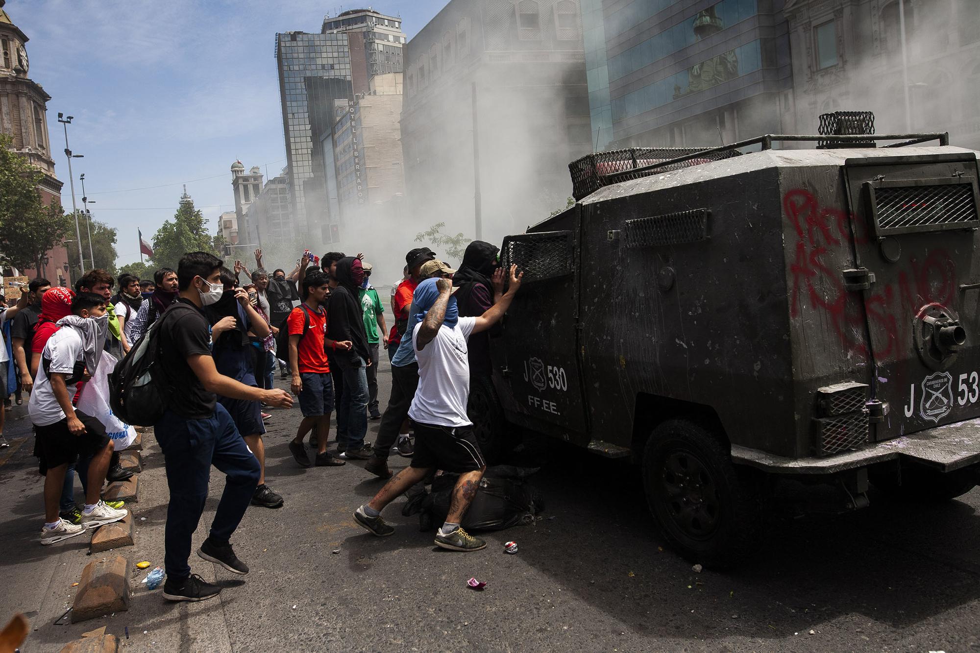 Chile El estallido de Chile. Crónica desde Santiago en primera